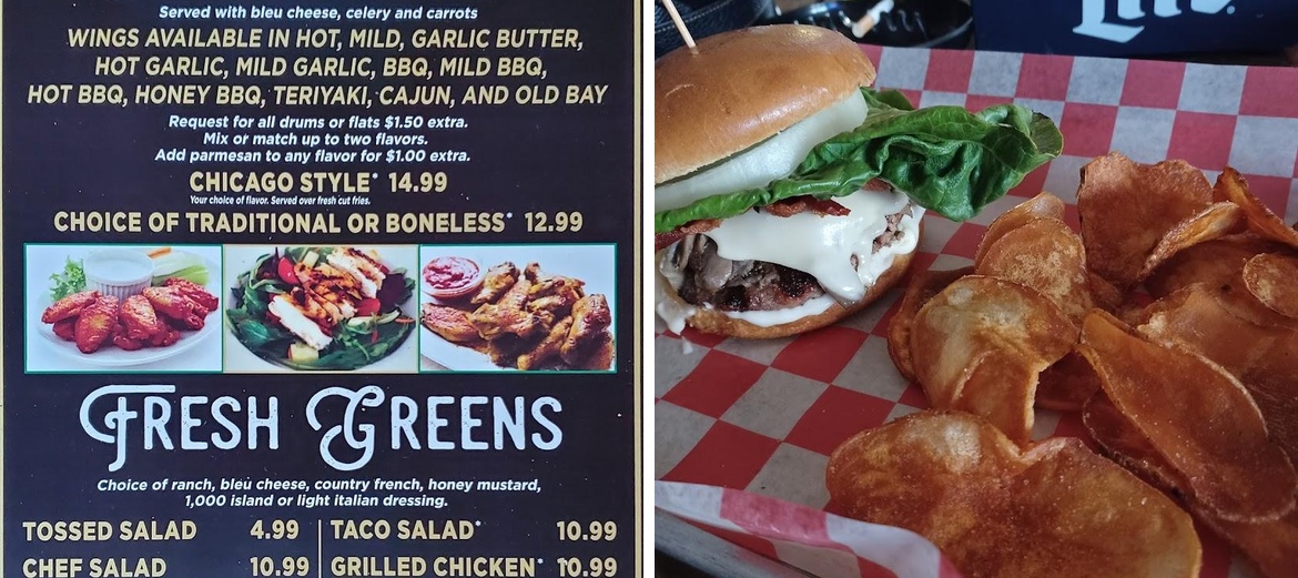 Mountain Stone Inn Menu